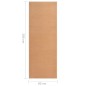 vidaXL Teppichläufer BCF Beige 80x200 cm vidaXL Teppichläufer BCF Beige 80x200 cm