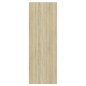 vidaXL TV-Wandschrank Sonoma-Eiche und Weiß 37x37x107 cm Holzwerkstoff vidaXL TV-Wandschrank Sonoma-Eiche und Weiß 37x37x107 cm Holzwerkstoff