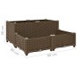 vidaXL Hochbeet 80x80x38 cm Polypropylen vidaXL Hochbeet 80x80x38 cm Polypropylen