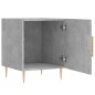 vidaXL Nachttisch Betongrau 40x40x50 cm Holzwerkstoff vidaXL Nachttisch Betongrau 40x40x50 cm Holzwerkstoff