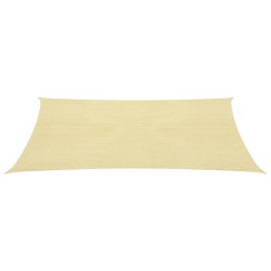 vidaXL Sonnensegel HDPE Quadratisch 3,6x3,6 m Beige