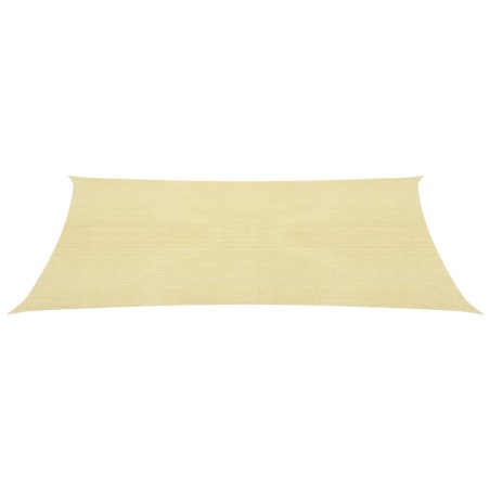 vidaXL Sonnensegel HDPE Quadratisch 3,6x3,6 m Beige