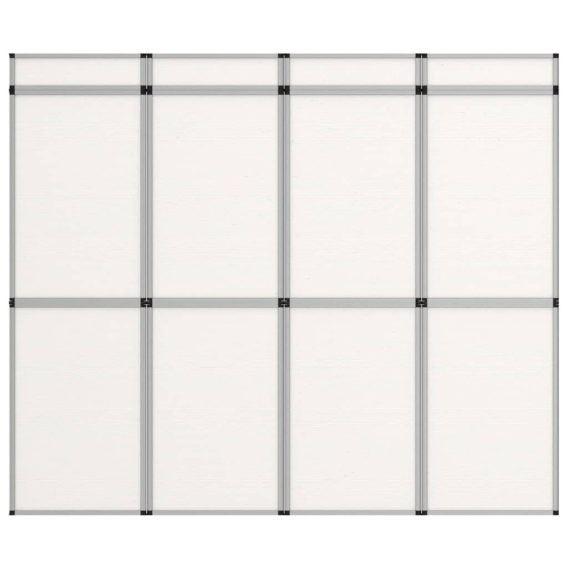 vidaXL 12-Panel Messewand Faltdisplay 242×200 cm Weiß vidaXL 12-Panel Messewand Faltdisplay 242×200 cm Weiß