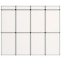 vidaXL 12-Panel Messewand Faltdisplay 242×200 cm Weiß vidaXL 12-Panel Messewand Faltdisplay 242×200 cm Weiß