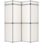 vidaXL 12-Panel Messewand Faltdisplay 242×200 cm Weiß vidaXL 12-Panel Messewand Faltdisplay 242×200 cm Weiß