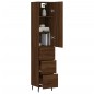 vidaXL Highboard Braun Eichen-Optik 34,5x34x180 cm Holzwerkstoff vidaXL Highboard Braun Eichen-Optik 34,5x34x180 cm Holzwerkstoff