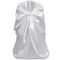 6 x Stuhlhusse für Hochzeit Bankett weiß 6 x Stuhlhusse für Hochzeit Bankett weiß