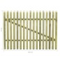 vidaXL Lattentor Kiefernholz Imprägniert 100x75 cm vidaXL Lattentor Kiefernholz Imprägniert 100x75 cm