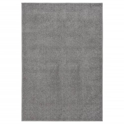 vidaXL Teppich Kurzflor 200x290 cm Grau