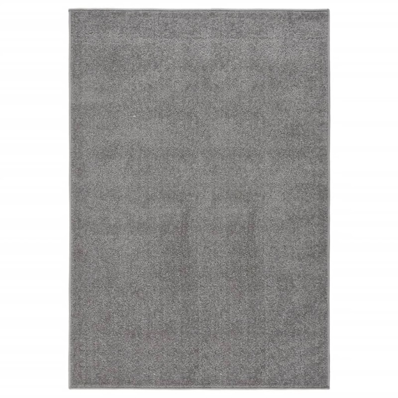 vidaXL Teppich Kurzflor 200x290 cm Grau vidaXL Teppich Kurzflor 200x290 cm Grau
