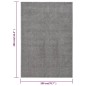 vidaXL Teppich Kurzflor 200x290 cm Grau vidaXL Teppich Kurzflor 200x290 cm Grau