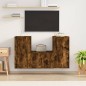 vidaXL 3-tlg. TV-Schrank-Set Räuchereiche Holzwerkstoff vidaXL 3-tlg. TV-Schrank-Set Räuchereiche Holzwerkstoff