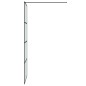 vidaXL Duschwand für Walk-In Dusche Schwarz 80x195 cm ESG Mattiert vidaXL Duschwand für Walk-In Dusche Schwarz 80x195 cm ESG Mattiert