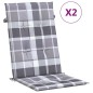 vidaXL Gartenstühle mit Kissen 2 Stk. Massivholz Teak vidaXL Gartenstühle mit Kissen 2 Stk. Massivholz Teak