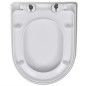 vidaXL Toilettensitz mit Absenkautomatik und Quick-Release Weiß Eckig vidaXL Toilettensitz mit Absenkautomatik und Quick-Release Weiß Eckig