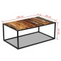 vidaXL Couchtisch Altholz 100x60x40 cm vidaXL Couchtisch Altholz 100x60x40 cm