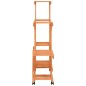 vidaXL Blumenständer mit Rollen 95x25x101 cm Massivholz Tanne vidaXL Blumenständer mit Rollen 95x25x101 cm Massivholz Tanne