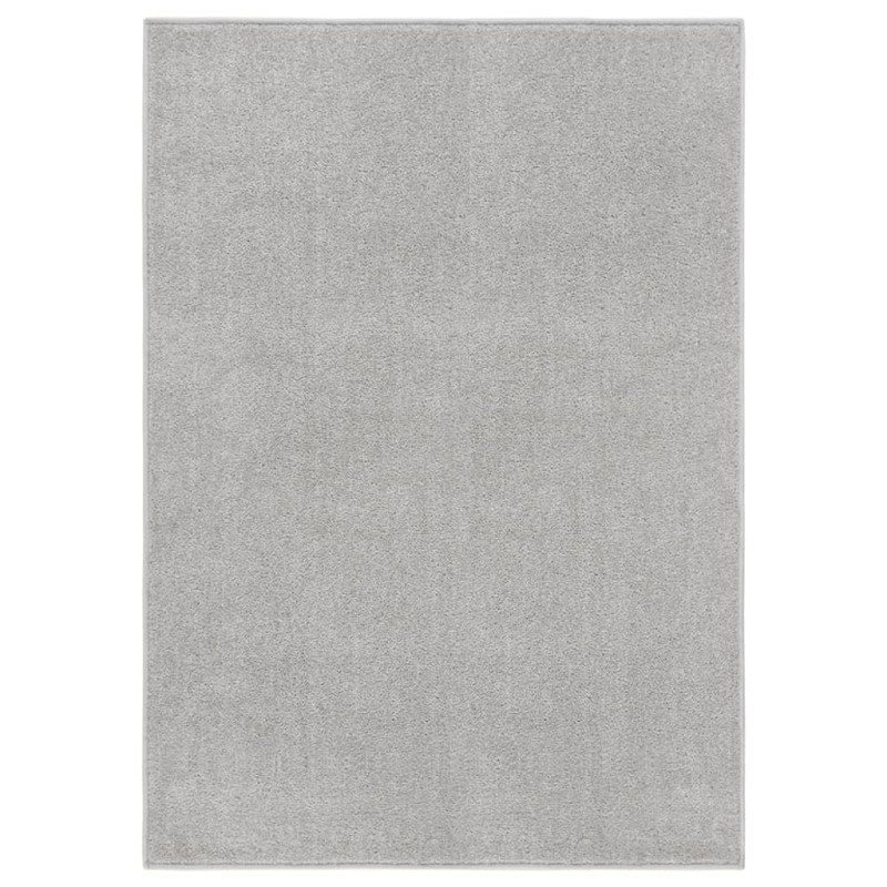 vidaXL Teppich Kurzflor 240x340 cm Hellgrau vidaXL Teppich Kurzflor 240x340 cm Hellgrau