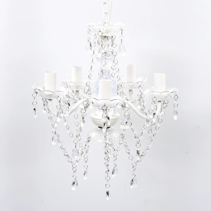 vidaXL Kronleuchter 5-flammig Transparent vidaXL Kronleuchter 5-flammig Transparent