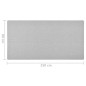 vidaXL Teppichläufer Hellgrau 80x150 cm vidaXL Teppichläufer Hellgrau 80x150 cm