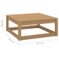 vidaXL 3-tlg. Garten-Lounge-Set Honigbraun Massivholz Kiefer vidaXL 3-tlg. Garten-Lounge-Set Honigbraun Massivholz Kiefer