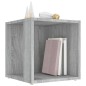 vidaXL Beistelltisch Grau Sonoma 33x33x34,5 cm Holzwerkstoff vidaXL Beistelltisch Grau Sonoma 33x33x34,5 cm Holzwerkstoff