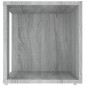 vidaXL Beistelltisch Grau Sonoma 33x33x34,5 cm Holzwerkstoff vidaXL Beistelltisch Grau Sonoma 33x33x34,5 cm Holzwerkstoff
