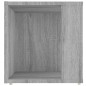 vidaXL Beistelltisch Grau Sonoma 33x33x34,5 cm Holzwerkstoff vidaXL Beistelltisch Grau Sonoma 33x33x34,5 cm Holzwerkstoff