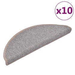vidaXL Stufenmatten 10 Stk. 65x24x4 cm Hellbraun