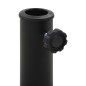vidaXL Sonnenschirmfuß Halbrund 9 kg Schwarz Polyharz vidaXL Sonnenschirmfuß Halbrund 9 kg Schwarz Polyharz