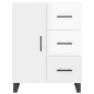 vidaXL Highboard Hochglanz-Weiß 69,5x34x180 cm Holzwerkstoff vidaXL Highboard Hochglanz-Weiß 69,5x34x180 cm Holzwerkstoff