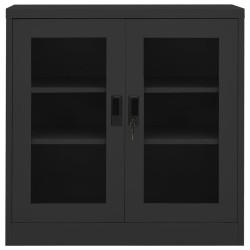 vidaXL Büroschrank Anthrazit 90x40x90 cm Stahl 
