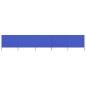 vidaXL 5-teiliges Windschutzgewebe 600 x 160 cm Azurblau vidaXL 5-teiliges Windschutzgewebe 600 x 160 cm Azurblau