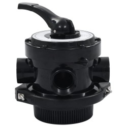 vidaXL Mehrwegeventil für Sandfilter ABS 1,5 " 4-Wege 
