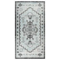 vidaXL Outdoor-Teppich Flachgewebe 80x150 cm Grün und Grau