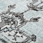 vidaXL Outdoor-Teppich Flachgewebe 80x150 cm Grün und Grau vidaXL Outdoor-Teppich Flachgewebe 80x150 cm Grün und Grau