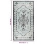 vidaXL Outdoor-Teppich Flachgewebe 80x150 cm Grün und Grau vidaXL Outdoor-Teppich Flachgewebe 80x150 cm Grün und Grau