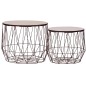 vidaXL Couchtische 2 Stk. Kupferfarben vidaXL Couchtische 2 Stk. Kupferfarben