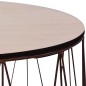 vidaXL Couchtische 2 Stk. Kupferfarben vidaXL Couchtische 2 Stk. Kupferfarben