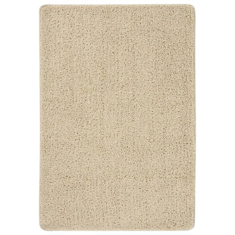 vidaXL Shaggy-Teppich Creme 160x230 cm Rutschfest vidaXL Shaggy-Teppich Creme 160x230 cm Rutschfest