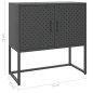 vidaXL Sideboard Anthrazit 75x35x75 cm Stahl vidaXL Sideboard Anthrazit 75x35x75 cm Stahl