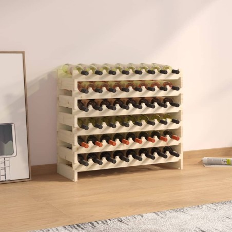 vidaXL Weinregal 83x29x68 cm Massivholz Kiefer