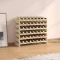 vidaXL Weinregal 83x29x68 cm Massivholz Kiefer vidaXL Weinregal 83x29x68 cm Massivholz Kiefer
