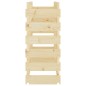 vidaXL Weinregal 83x29x68 cm Massivholz Kiefer vidaXL Weinregal 83x29x68 cm Massivholz Kiefer