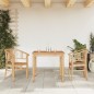 vidaXL 3-tlg. Garten-Essgruppe Massivholz Teak vidaXL 3-tlg. Garten-Essgruppe Massivholz Teak