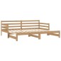 vidaXL Tagesbett Ausziehbar Honigbraun Massivholz Kiefer 2x(90x200) cm vidaXL Tagesbett Ausziehbar Honigbraun Massivholz Kiefer 2x(90x200) cm
