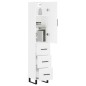vidaXL Highboard Weiß 34,5x34x180 cm Holzwerkstoff vidaXL Highboard Weiß 34,5x34x180 cm Holzwerkstoff