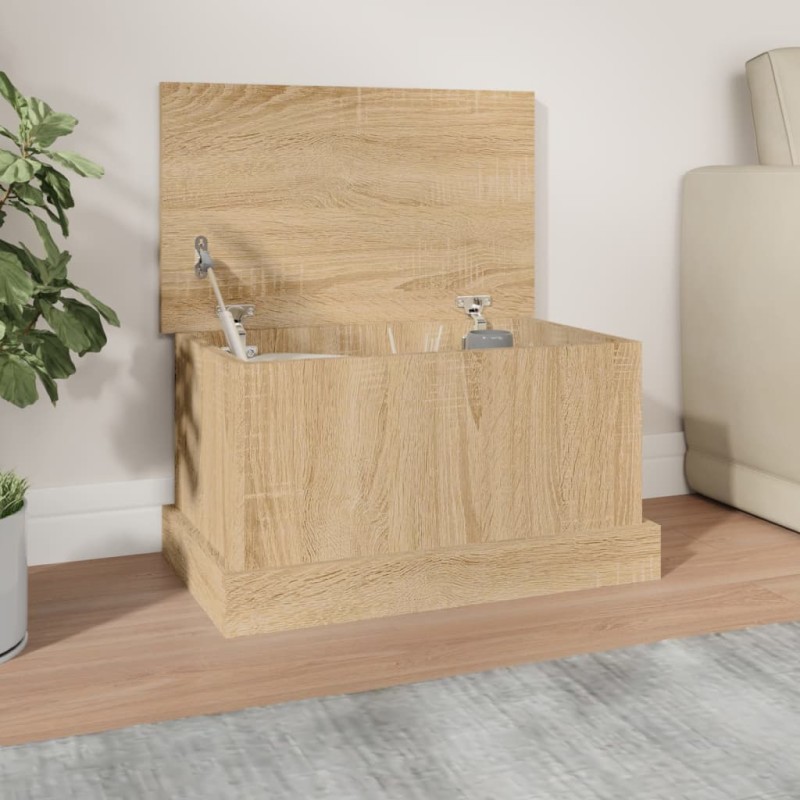 vidaXL Truhe Sonoma-Eiche 50x30x28 cm Holzwerkstoff vidaXL Truhe Sonoma-Eiche 50x30x28 cm Holzwerkstoff