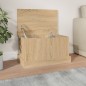 vidaXL Truhe Sonoma-Eiche 50x30x28 cm Holzwerkstoff vidaXL Truhe Sonoma-Eiche 50x30x28 cm Holzwerkstoff