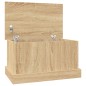 vidaXL Truhe Sonoma-Eiche 50x30x28 cm Holzwerkstoff vidaXL Truhe Sonoma-Eiche 50x30x28 cm Holzwerkstoff